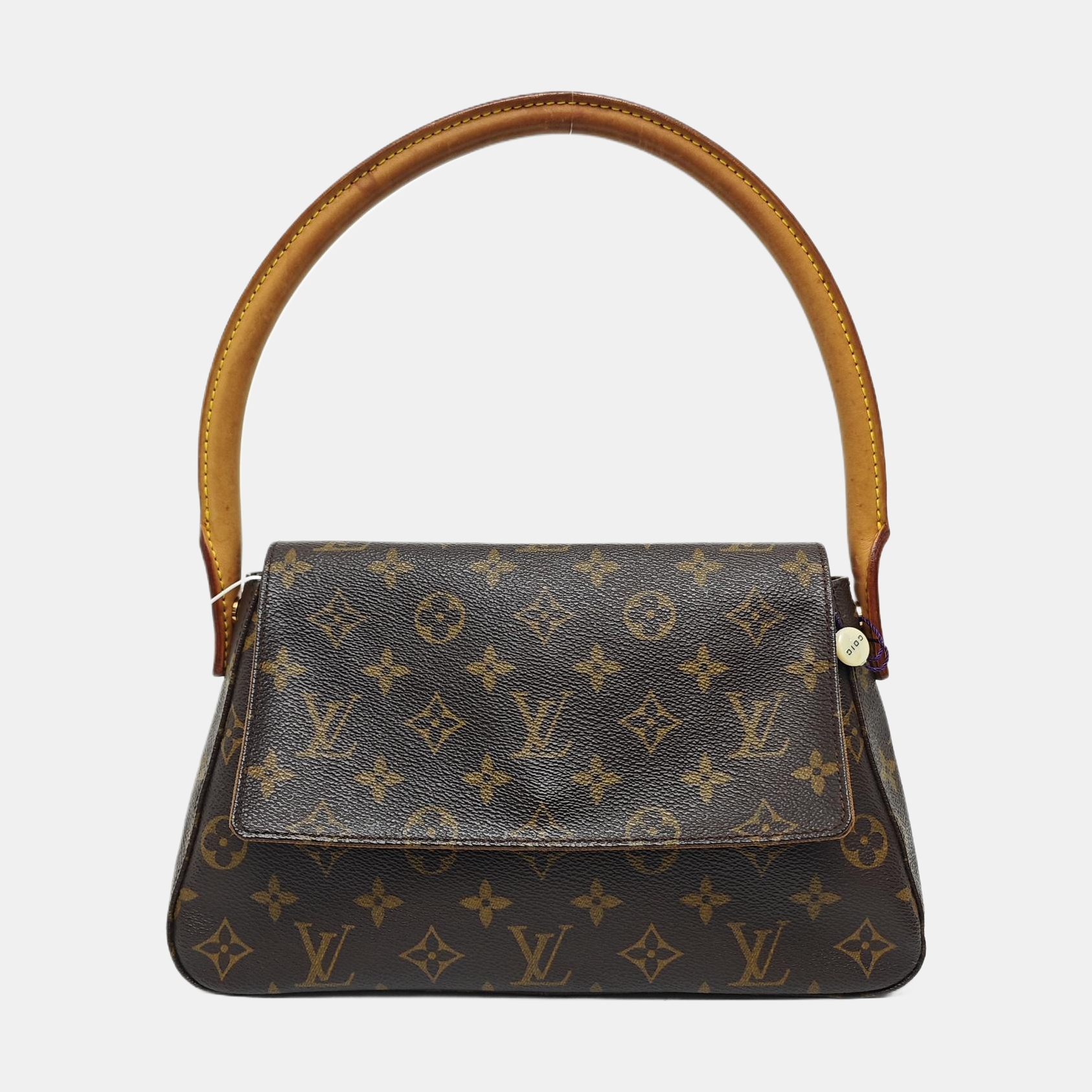 LOOPING PM Monogram Coated Canvas Brown