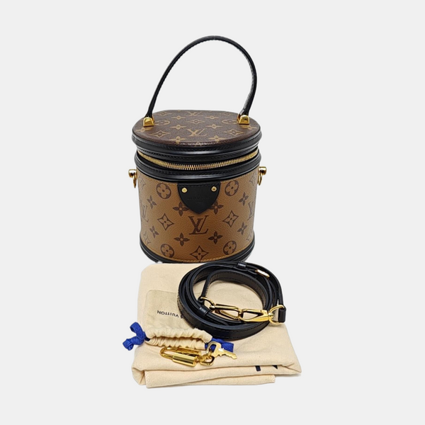 CANNES PM Monogram Coated Canvas Brown