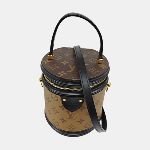 CANNES PM Monogram Coated Canvas Brown