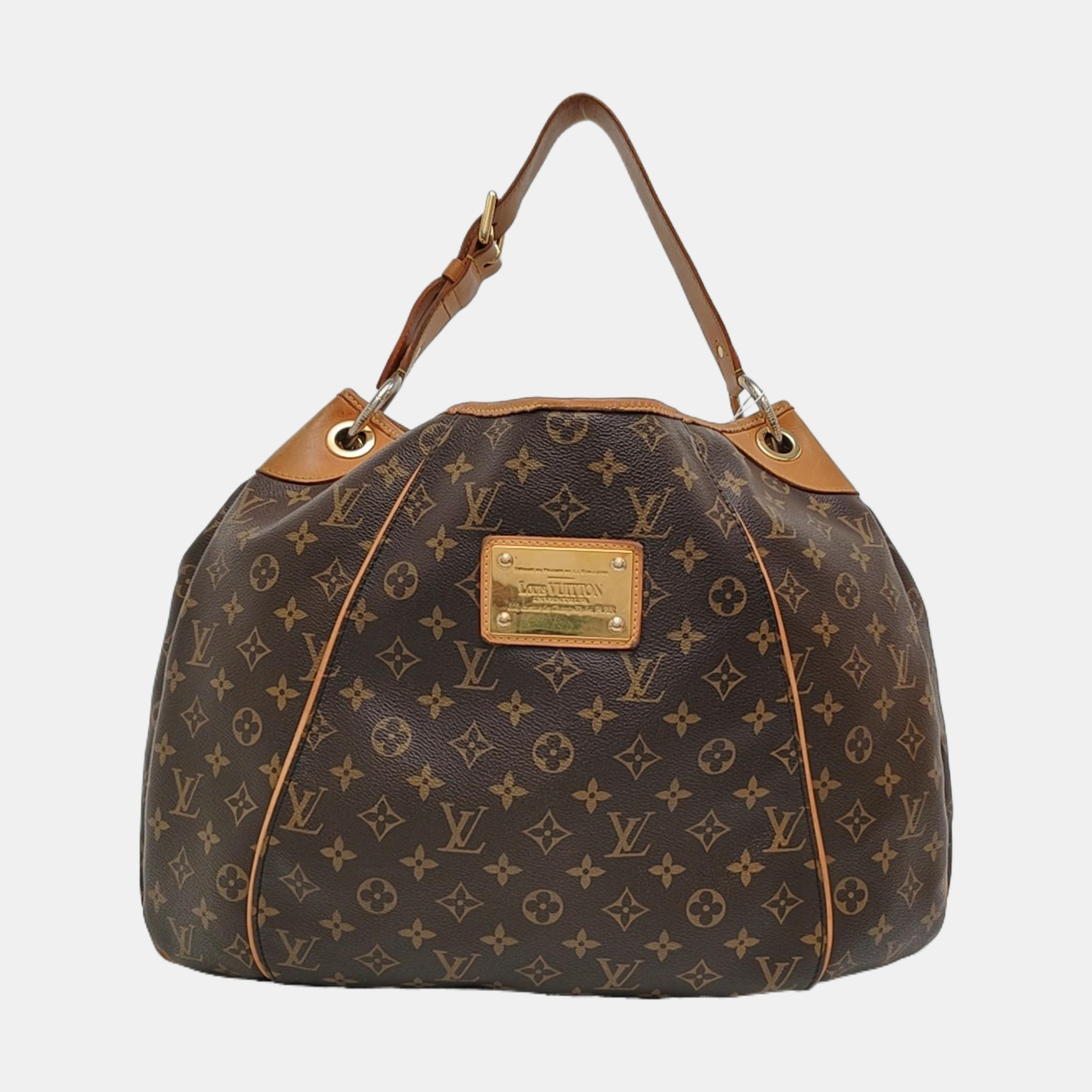 GALLIERA GM Monogram Coated Canvas Brown