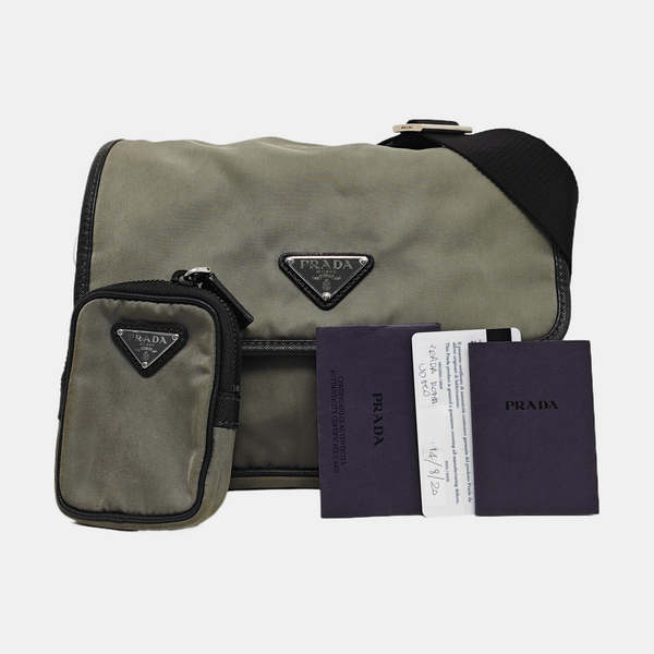 Vela Messenger Bag Nylon Green