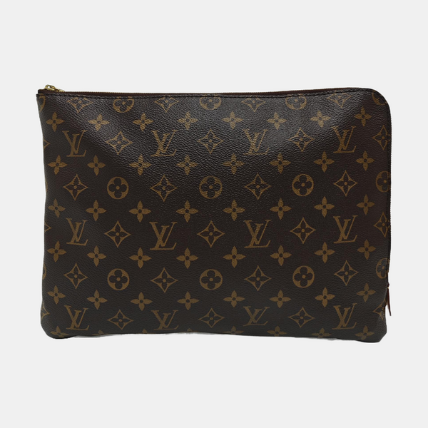 Etui Voyage MM Monogram Coated Canvas Brown