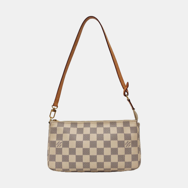 ACCESSOIRES GM Damier Azur Coated Canvas White
