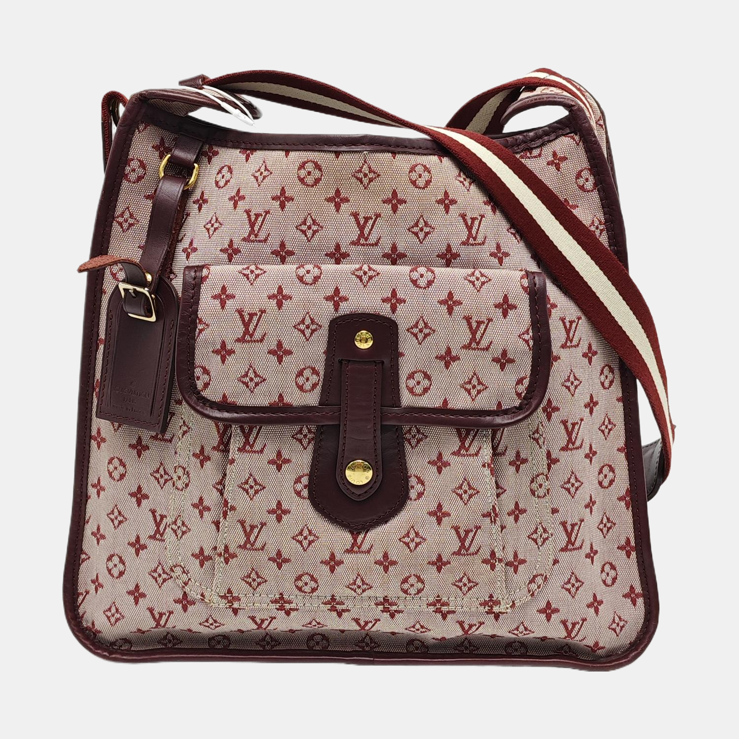 MARY KATE Monogram Canvas Red