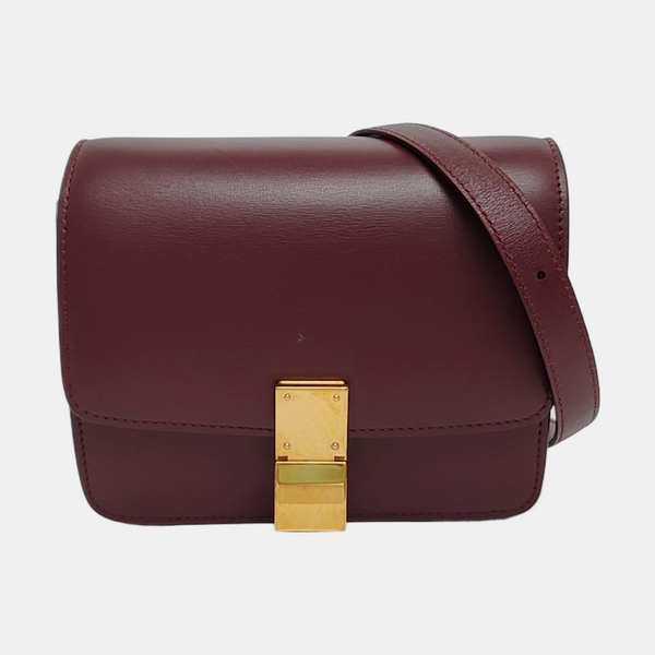 CLASSIC BOX Mini Piel de Becerro Rojo