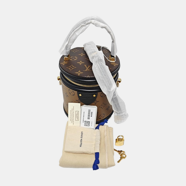 CANNES PM Monogram Coated Canvas Brown