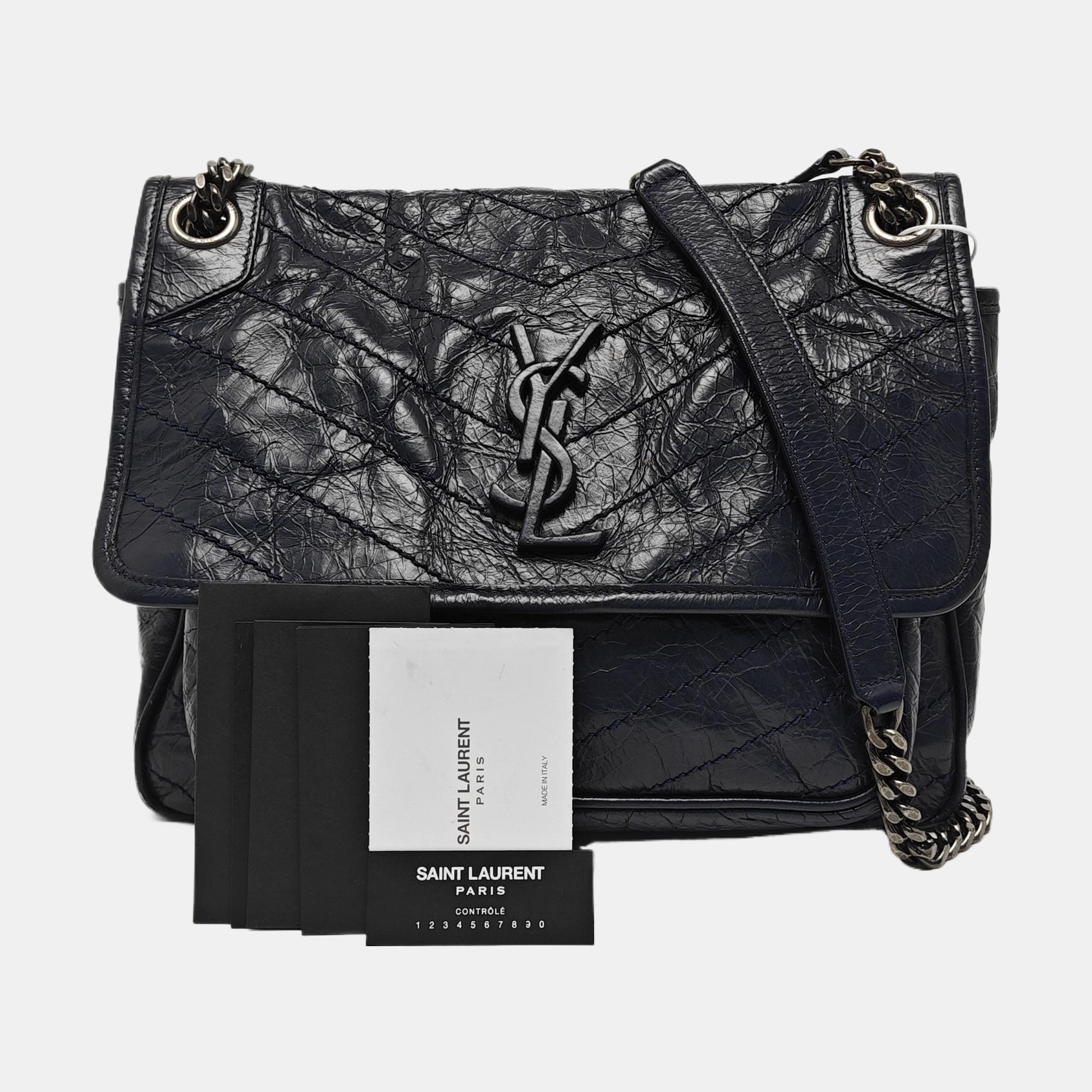NIKI Medium Calfskin Blue