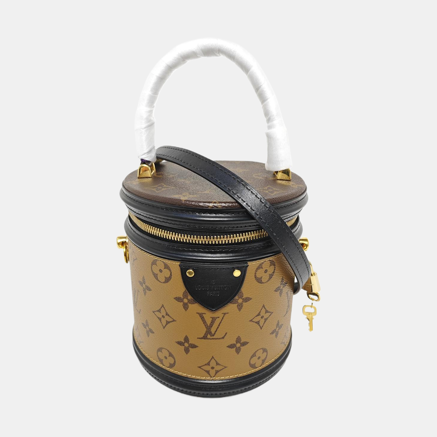 CANNES PM Monogram Coated Canvas Brown