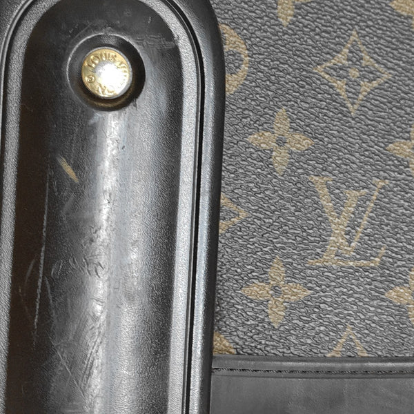 Monogram Coated Canvas Luggage Brown