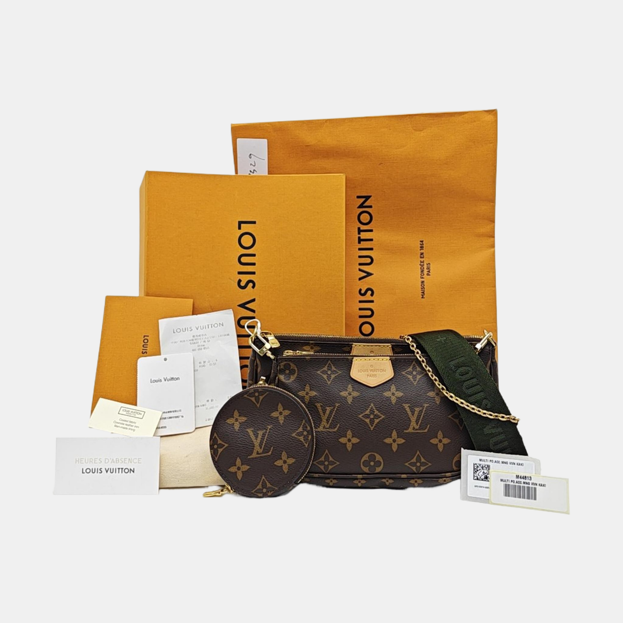 MULTI Monogram Coated Canvas Brown