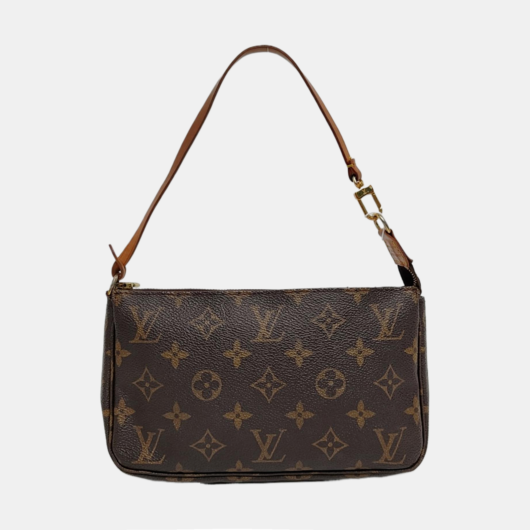 ACCESSOIRES Monogram Coated Canvas Brown