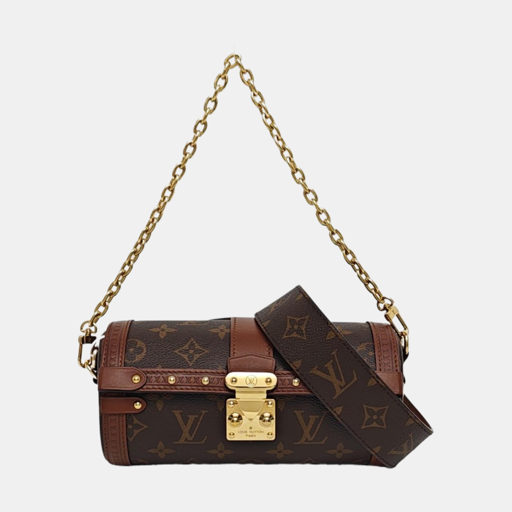 PAPILLON 19 Monogram Coated Canvas Brown