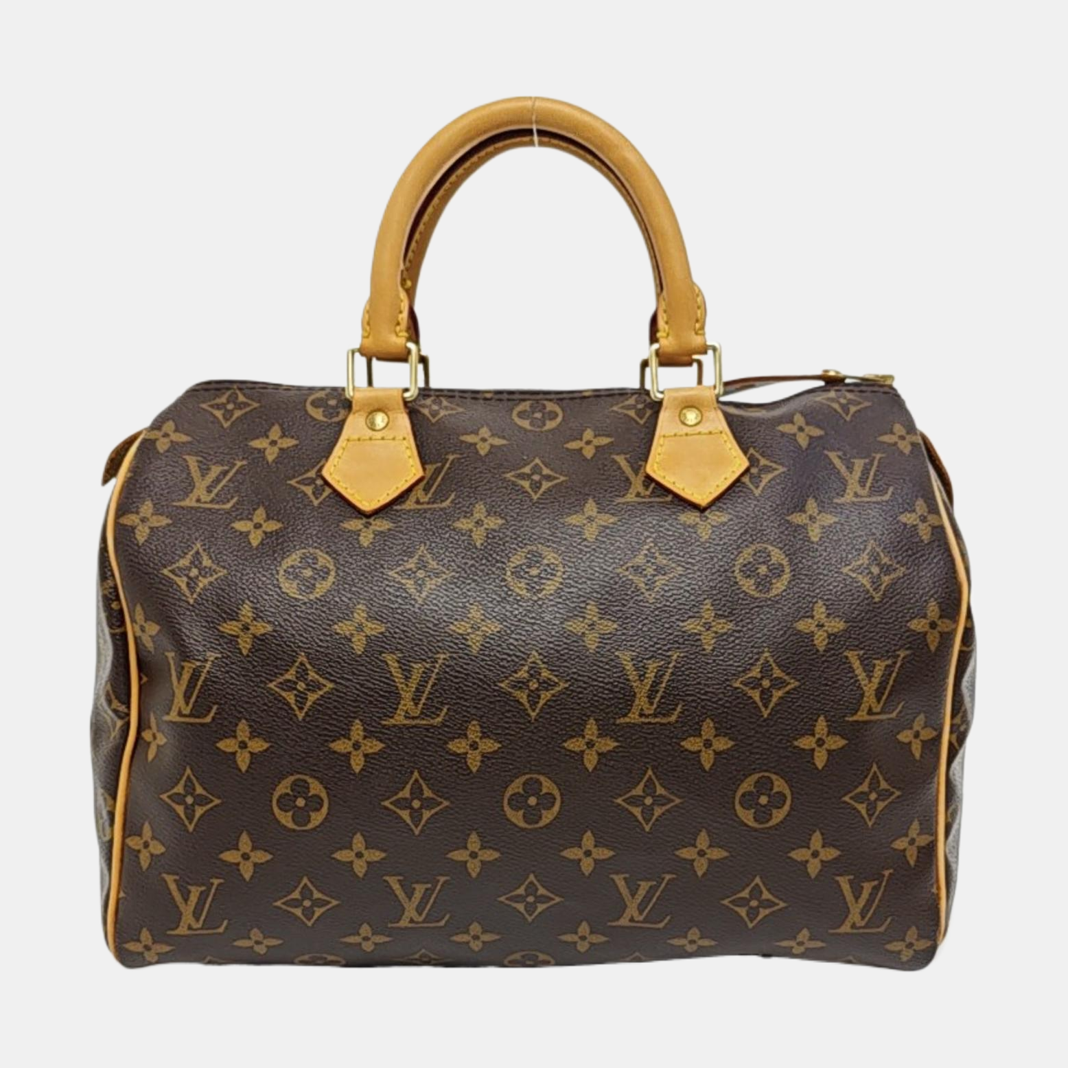 SPEEDY 30 Monogram Coated Canvas Brown