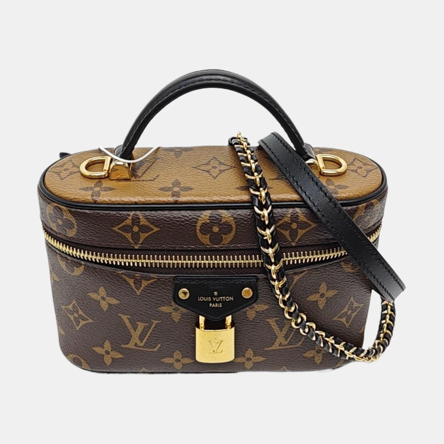 Vanity Chain Pouch Monogram Coated Canvas Brown