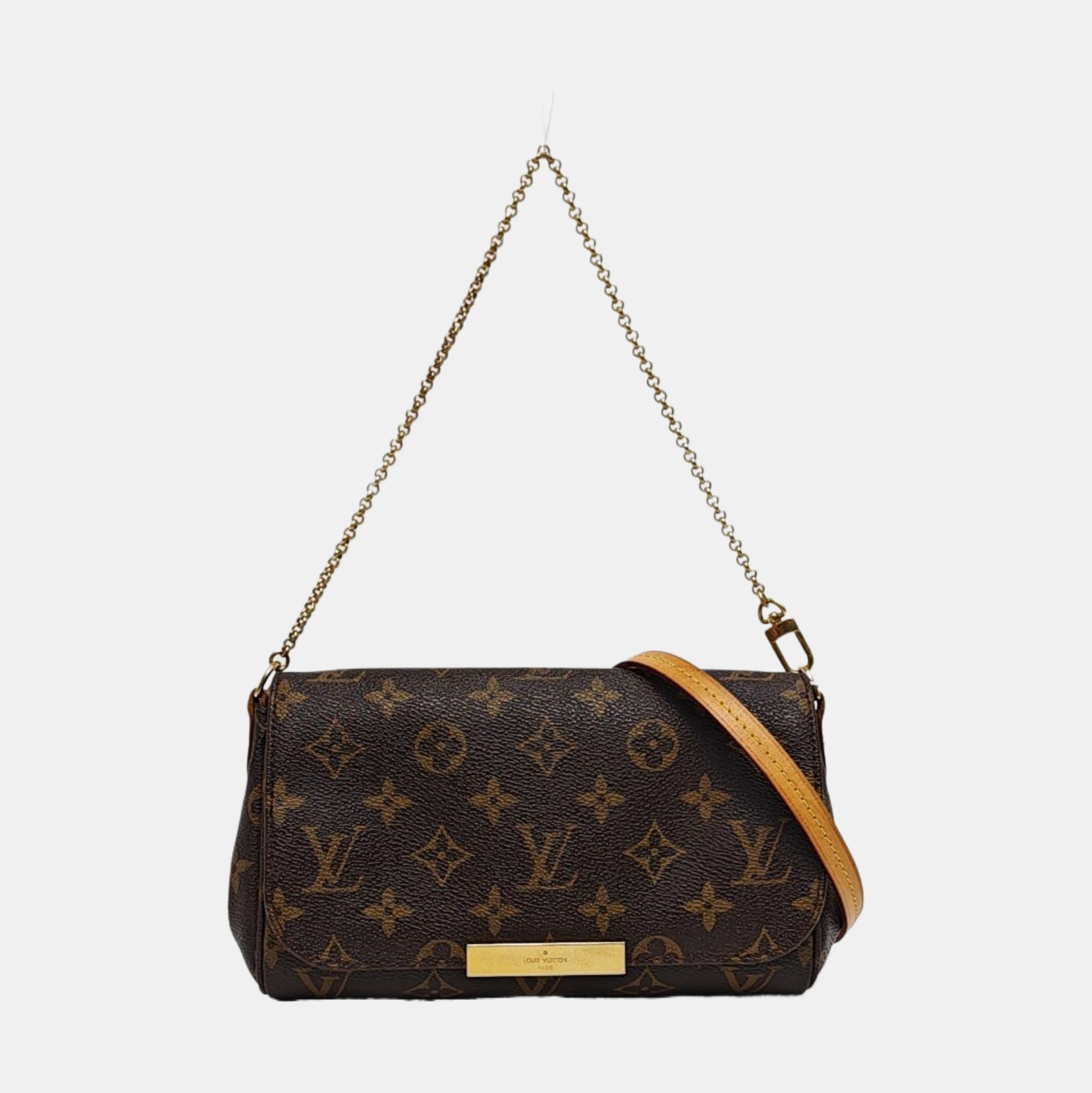 FAVORITE PM Monogram Coated Canvas Brown