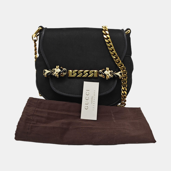 Nubuck Tigrette Leather Black