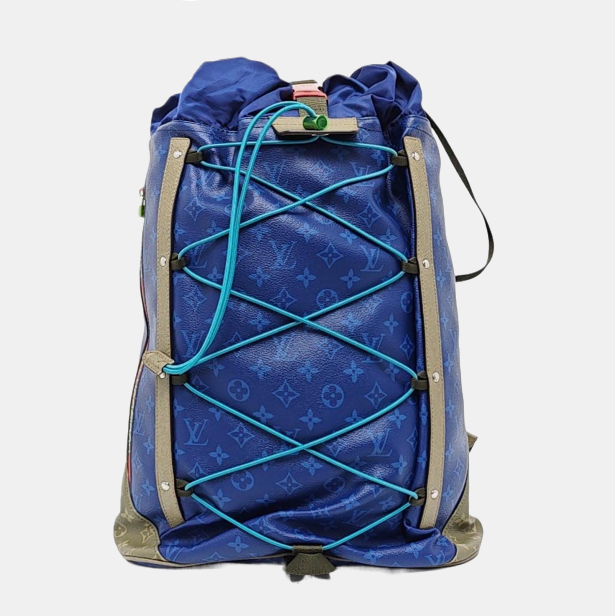GM Monogram Coated Canvas Blue