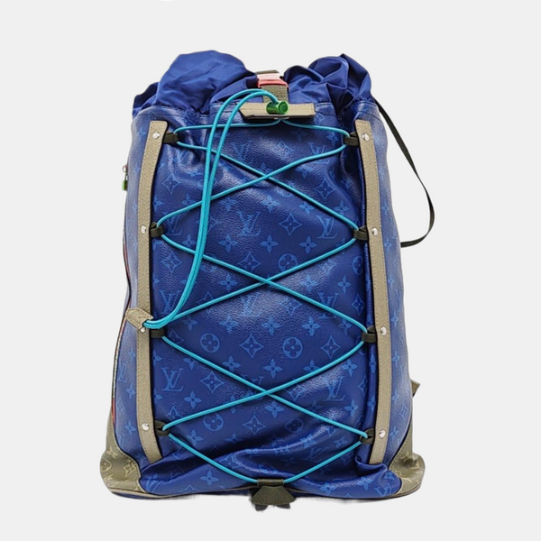 GM Monogram Coated Canvas Blue