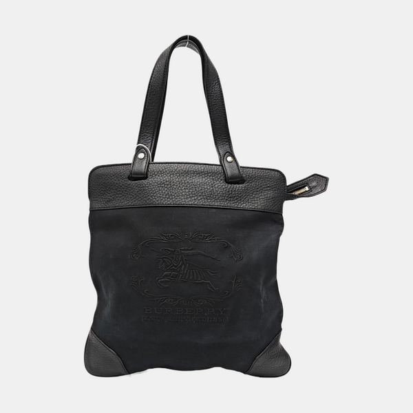 Canvas Top Handle Bag Black