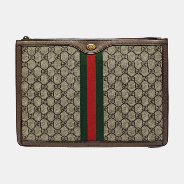 Ophidia Monogram Coated Canvas Beige
