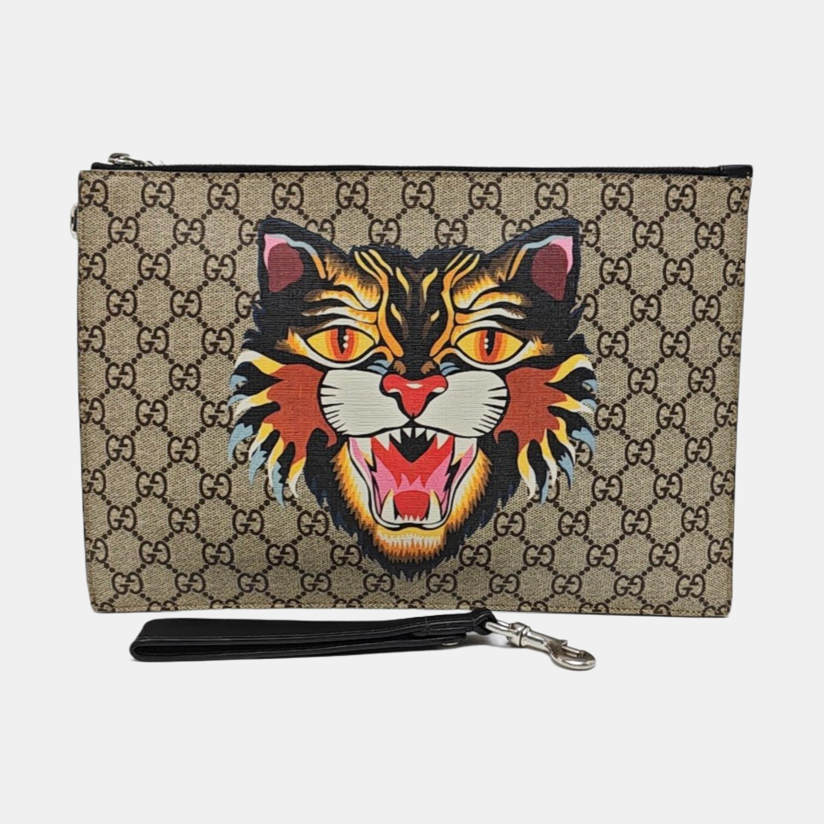 GG Supreme Monogram Coated Canvas Beige