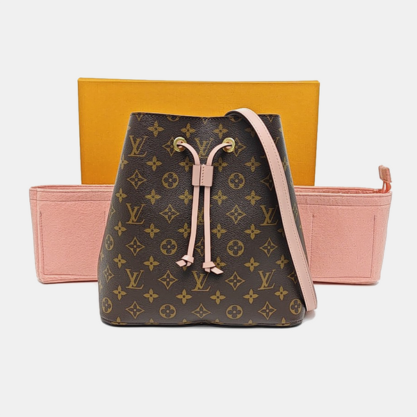 NÉONOÉ MM Monogram Coated Canvas Brown
