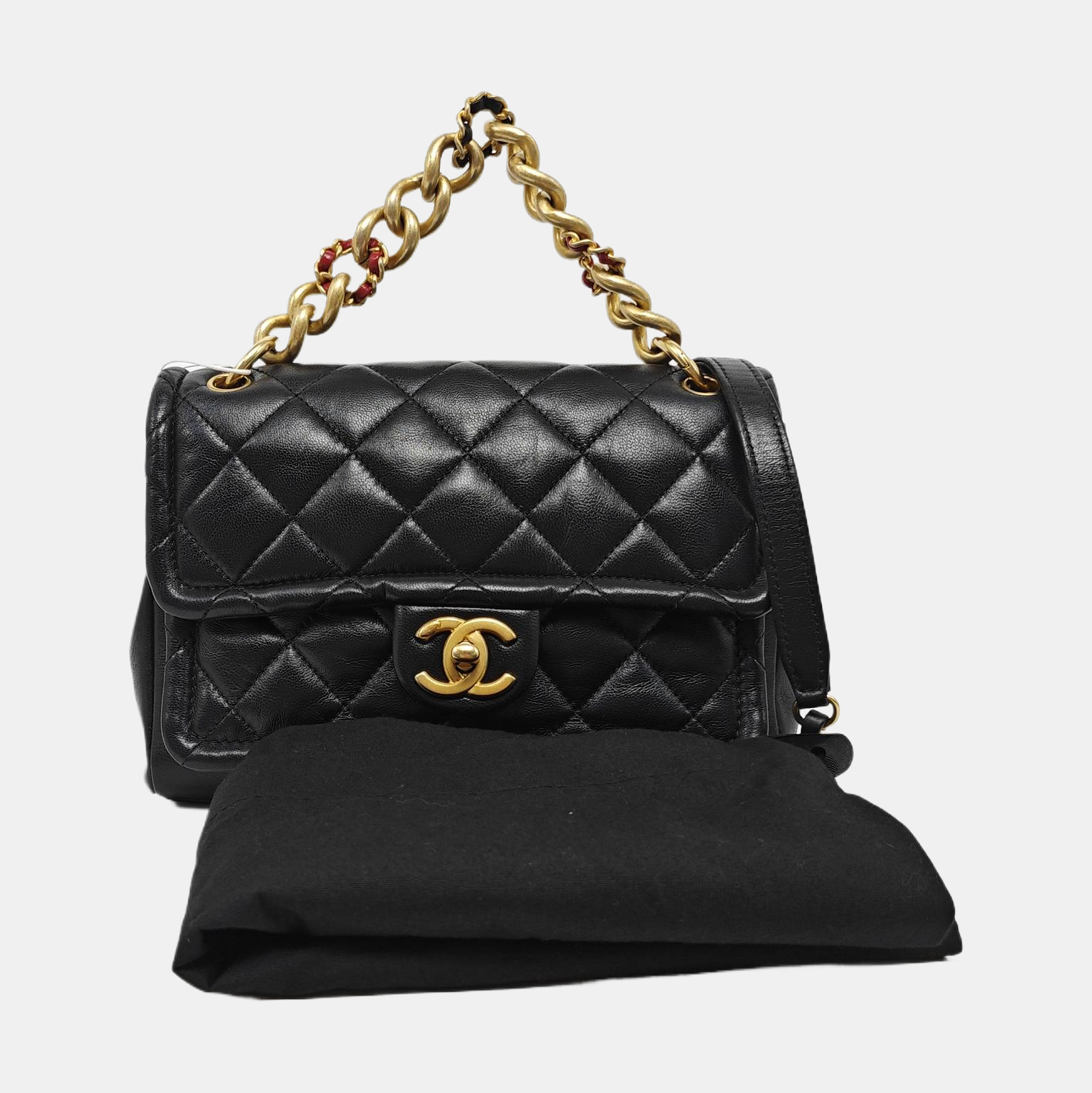 Quilted Lambskin Black