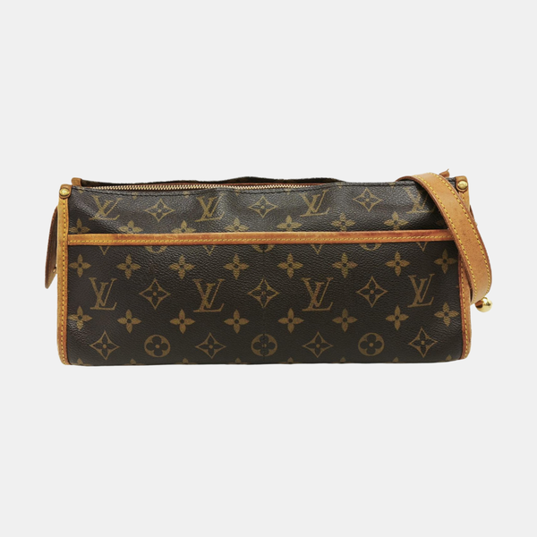 POPINCOURT Monogram Coated Canvas Brown