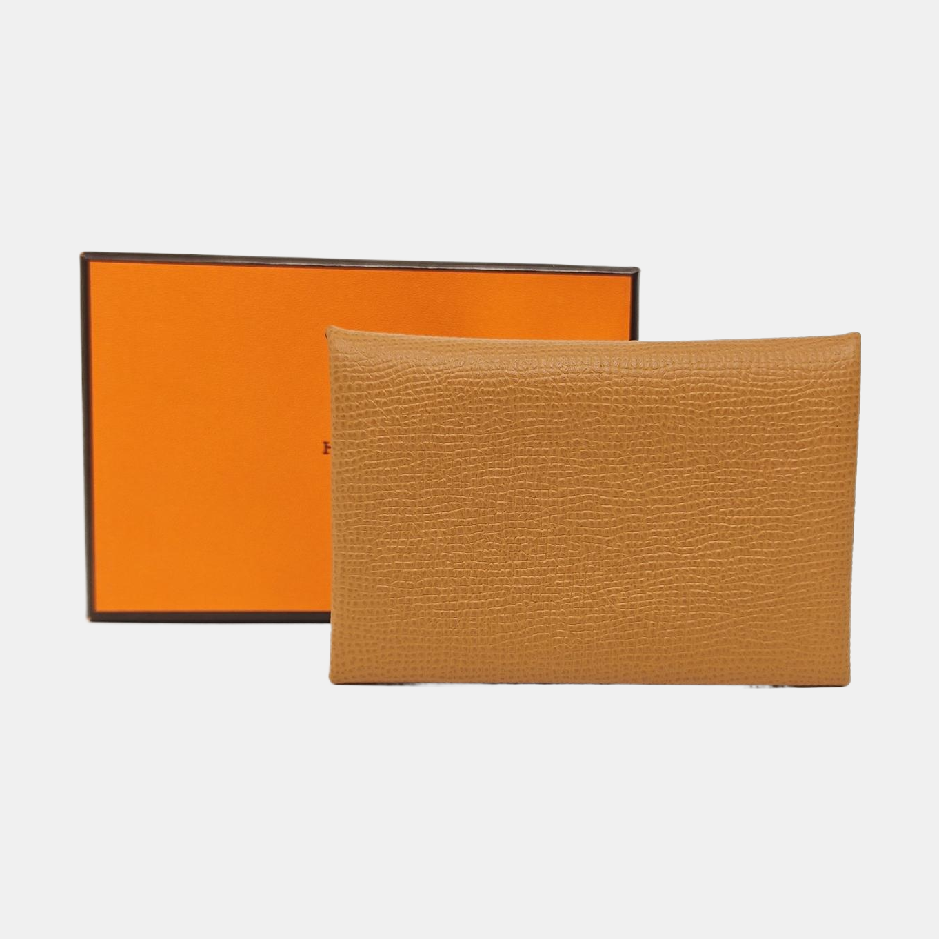 Calvi Epsom Brown Card Holder