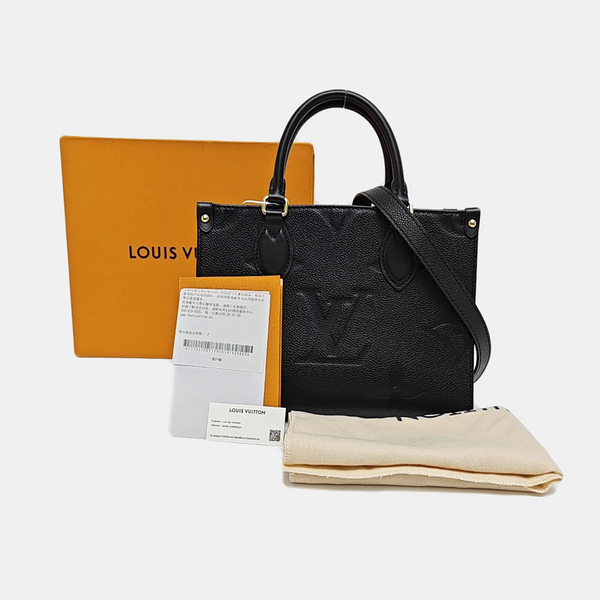 ONTHEGO PM Monogram Calfskin Black
