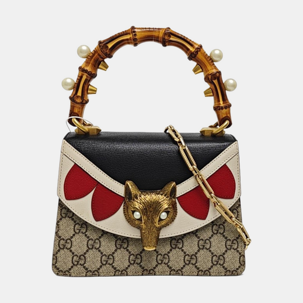 Monogram Coated Canvas Shoulder Bag Beige