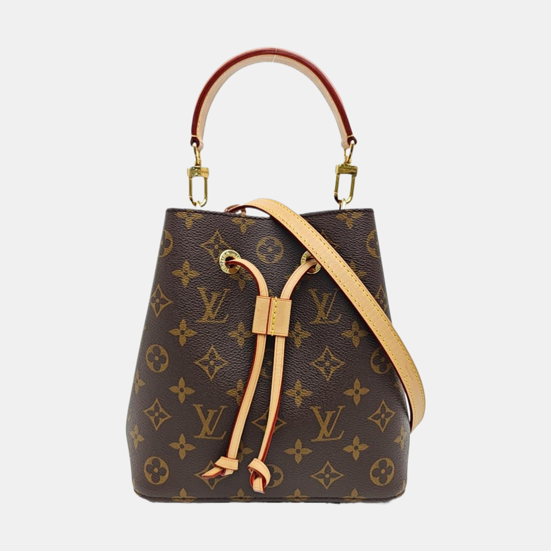 NÉONOÉ BB Monogram Coated Canvas Brown