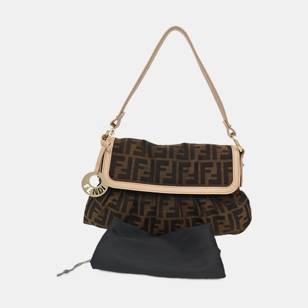Canvas Top Handle Bag Brown