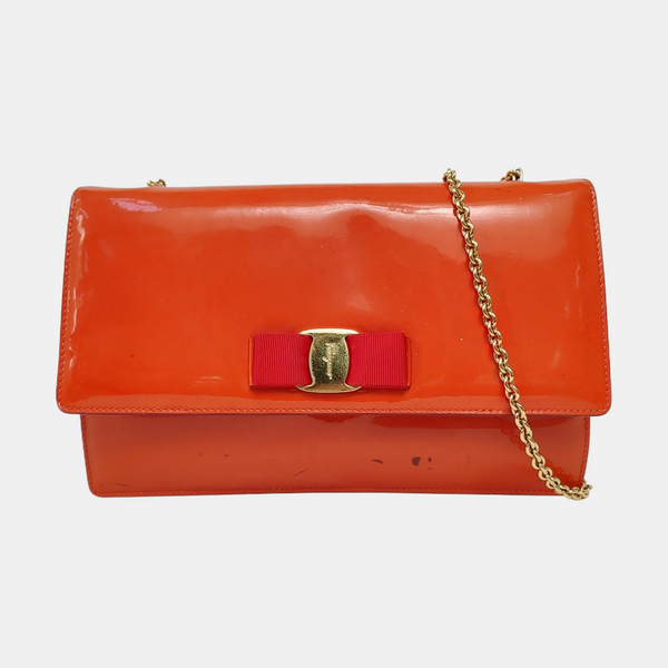 Ginny Patent Leather Orange