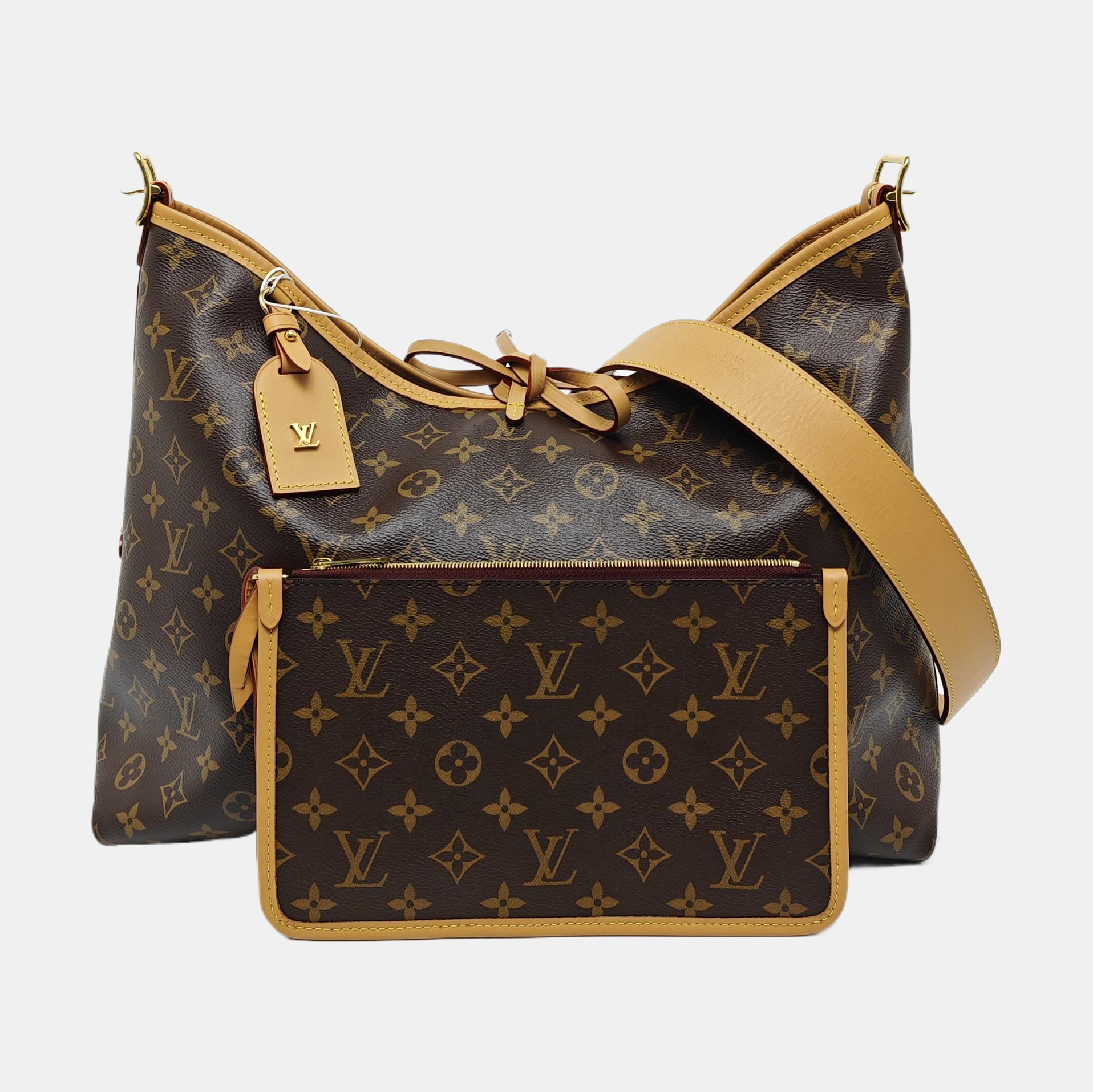 CARRYALL MM Monogram Coated Canvas Brown