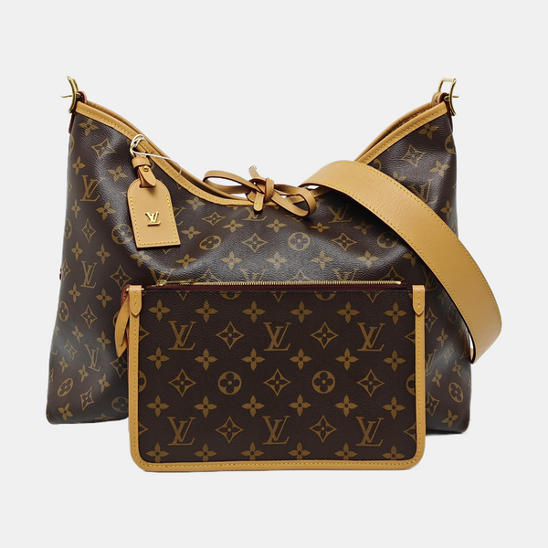CARRYALL MM Monogram Coated Canvas Brown