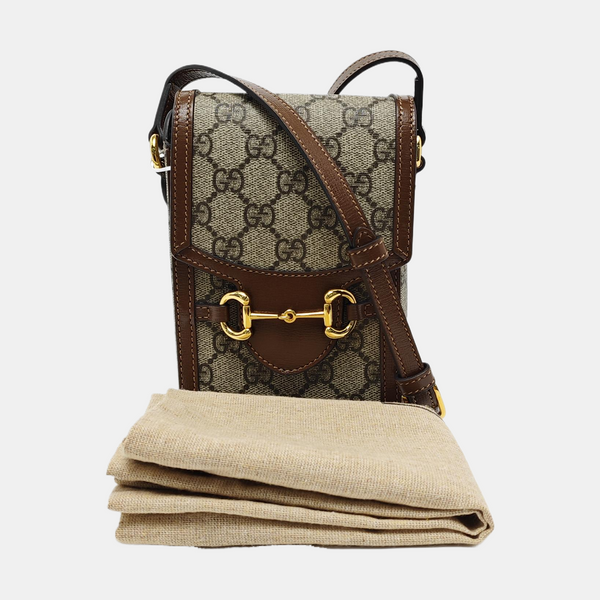 Horsebit 1955 Mini Coated Canvas Beige
