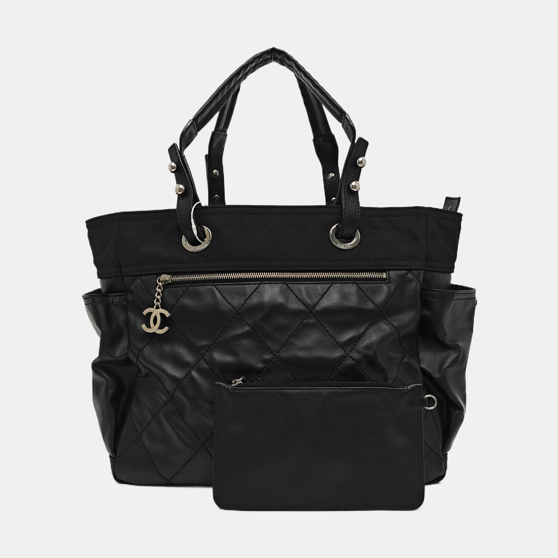 PARIS BIARRITZ Quilted Fabric Black