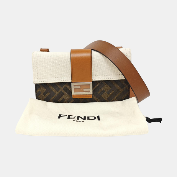 Baguette Mini Canvas Brown