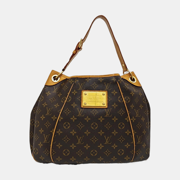 GALLIERA PM Monogram Coated Canvas Brown