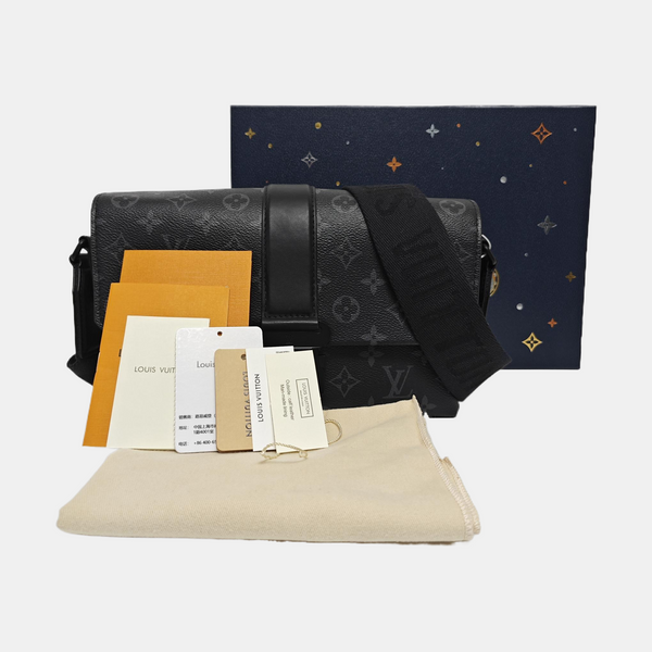 S-CAPE Monogram Coated Canvas Black