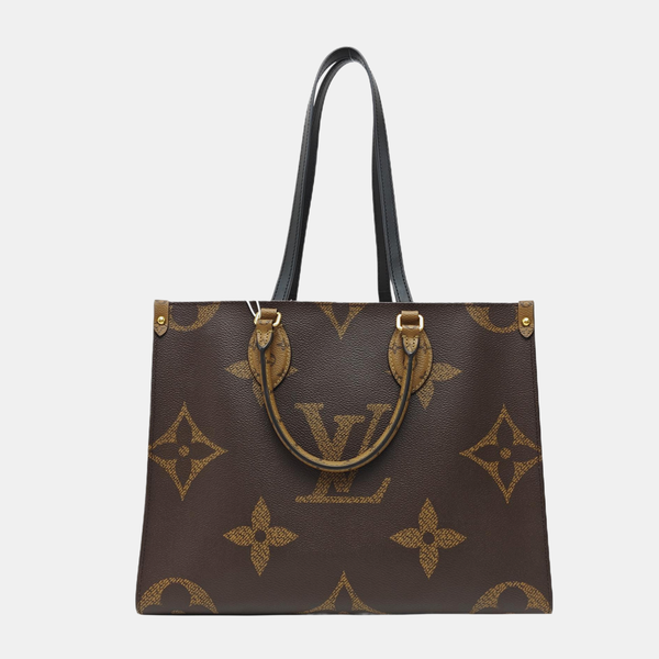 ONTHEGO MM Monogram Coated Canvas Brown