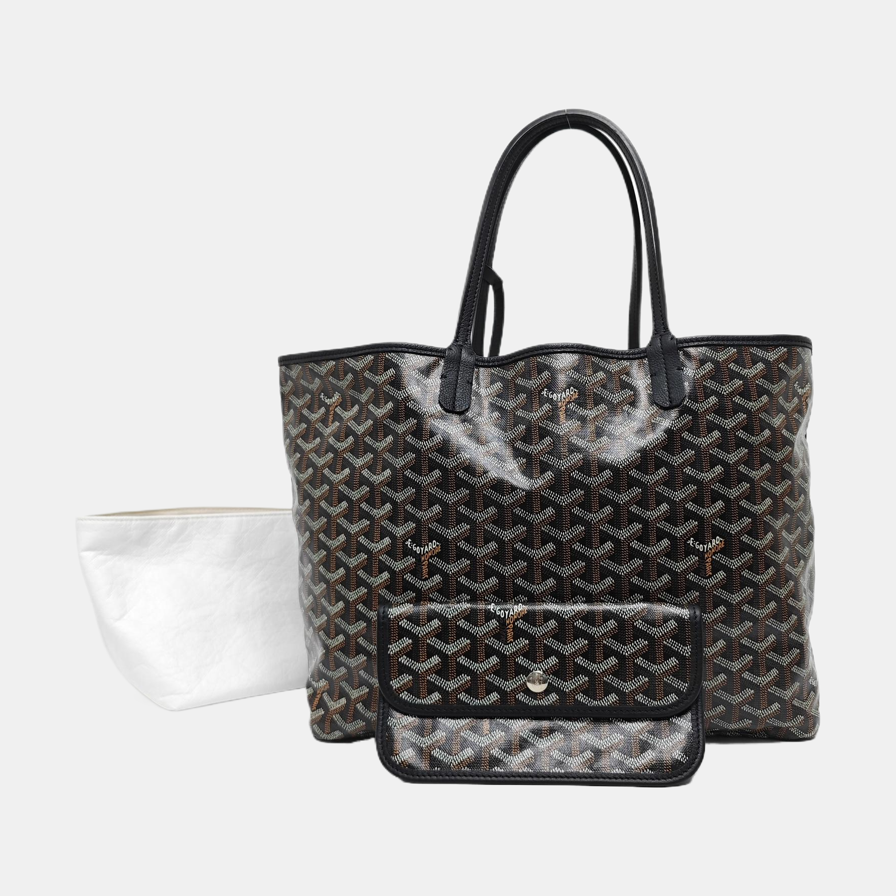 Saint Louis PM Coated Canvas Black