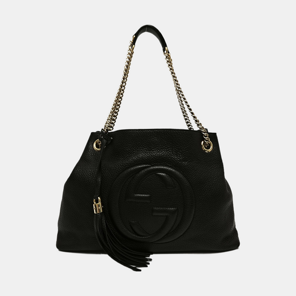 Authenticated pre-owned  Soho Calfskin Black - Shoulder Bag at Looply