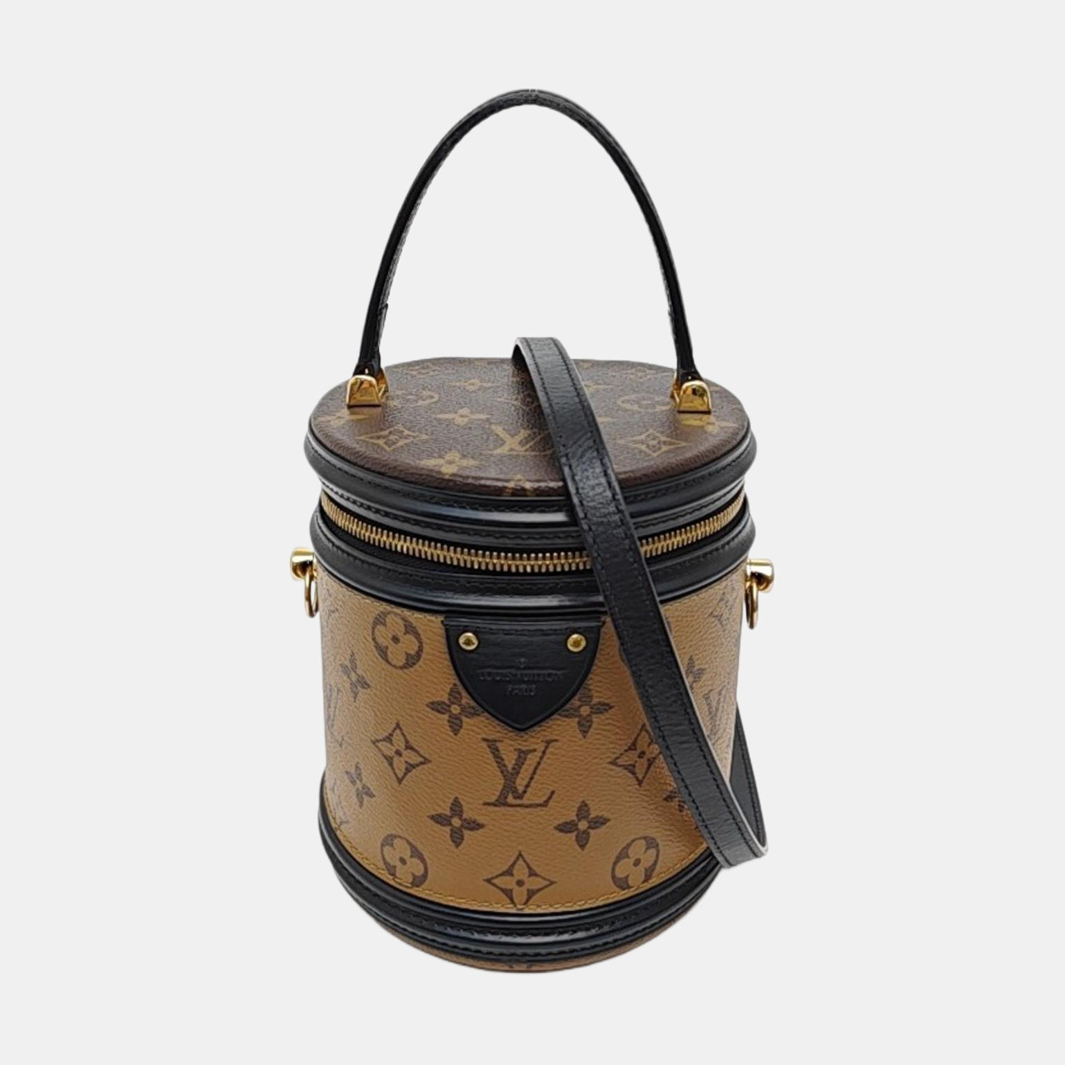 CANNES PM Monogram Coated Canvas Brown