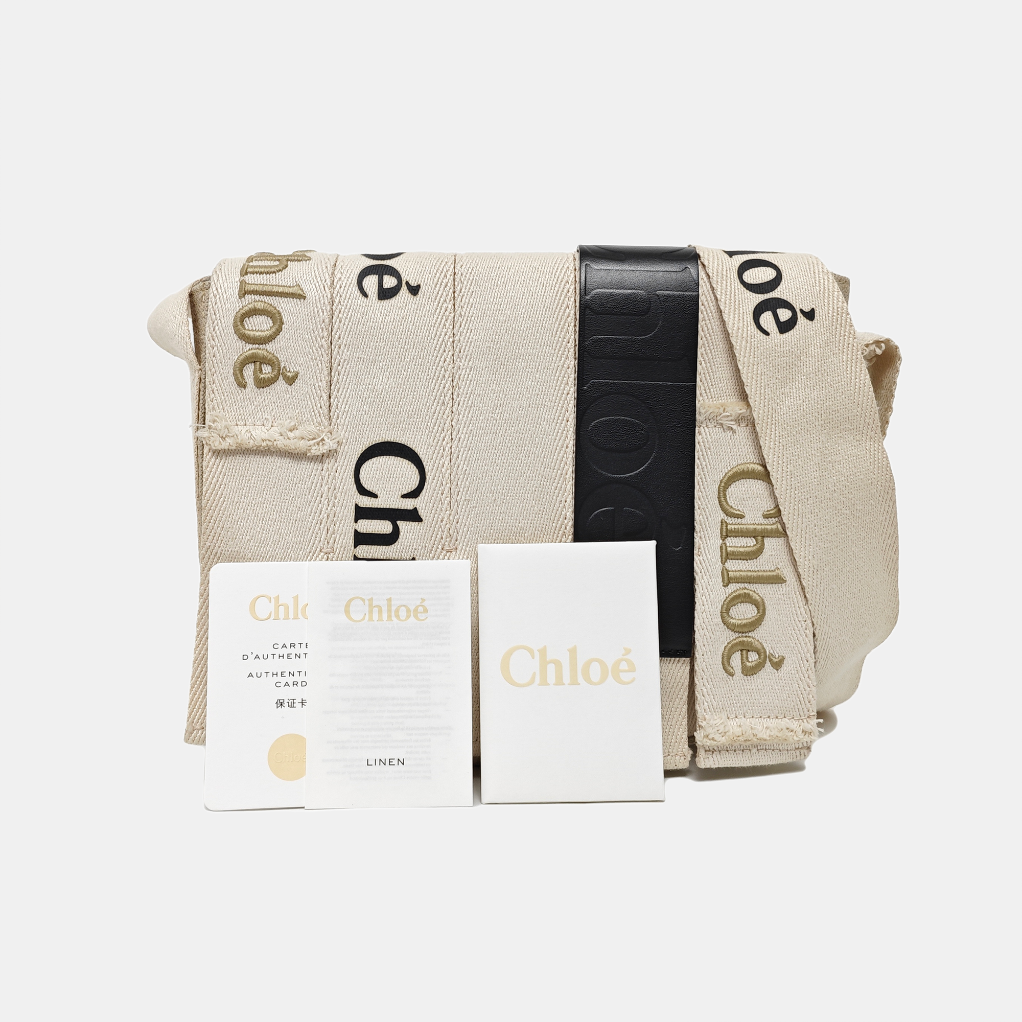 Canvas Shoulder Bag White