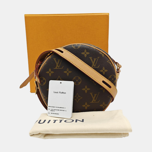 BOITE CHAPEAU PM Monogram Coated Canvas Brown