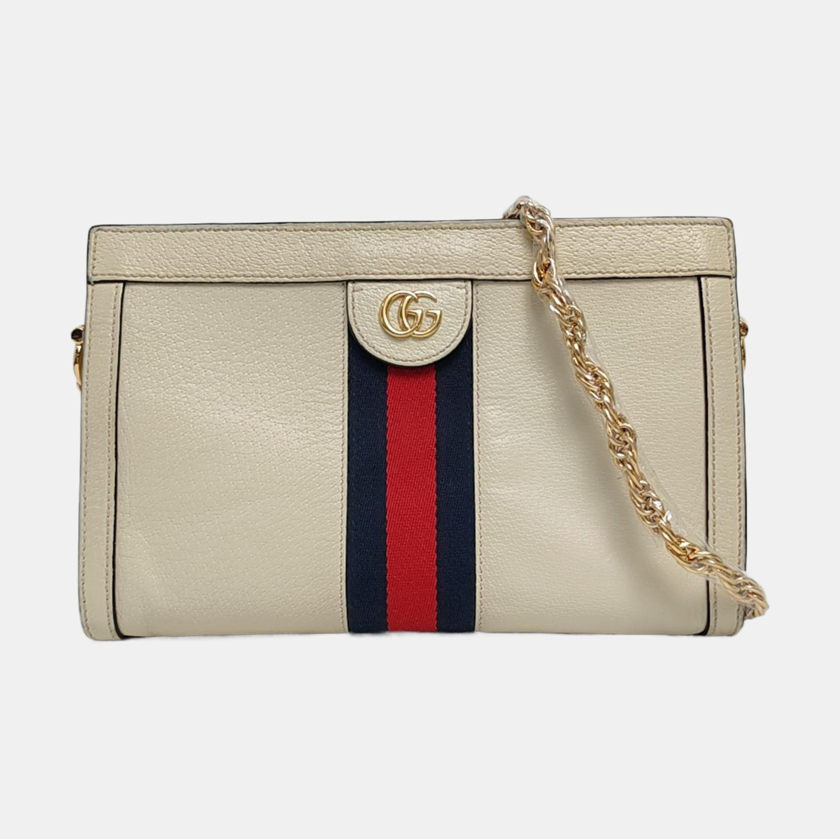 Ophidia Small Calfskin White