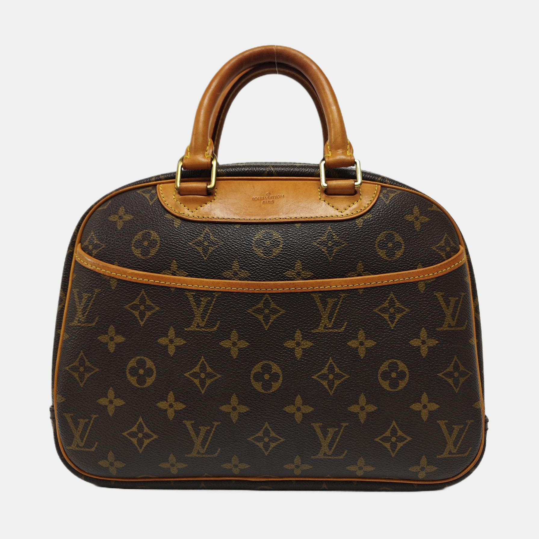 DEAUVILLE Monogram Coated Canvas Brown
