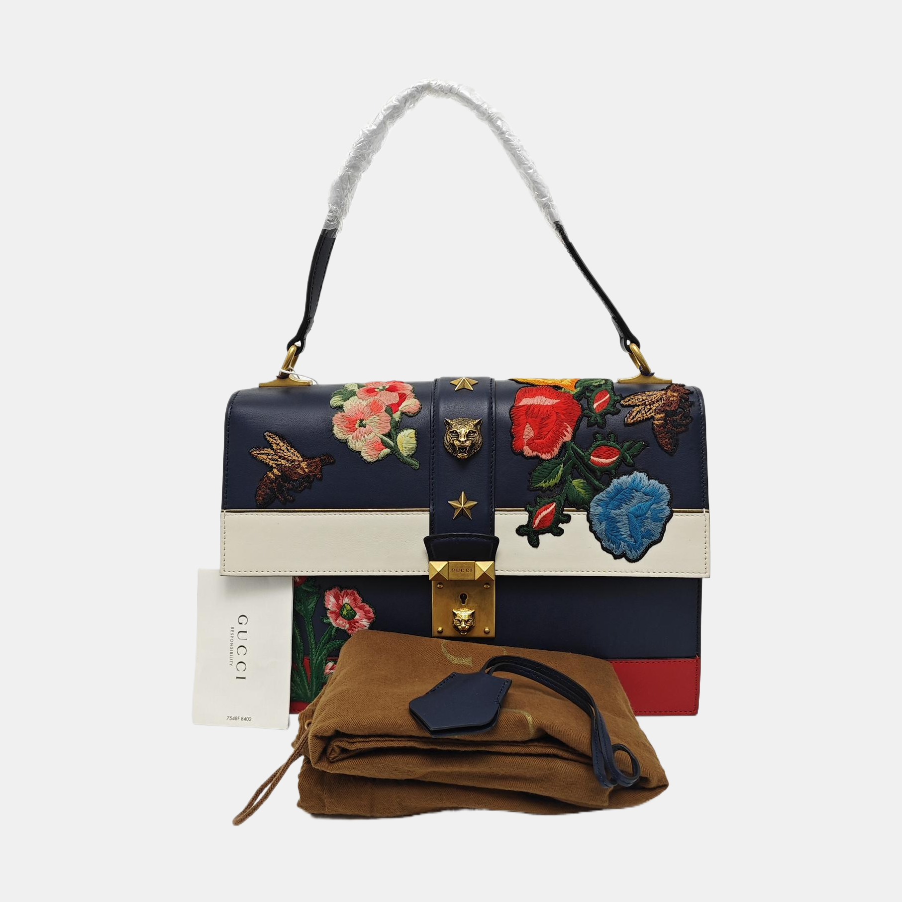 Cat Lock Calfskin Multicolor